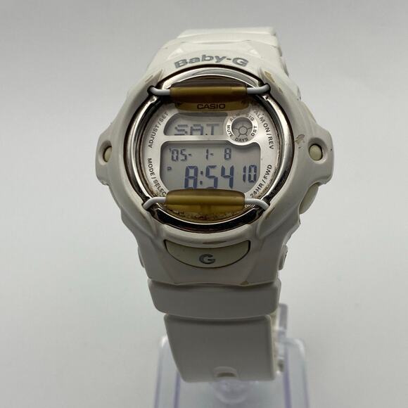 Chic Casio Baby-G BG-169R White Digital Watch - New Battery